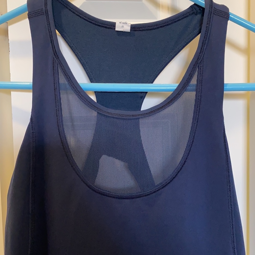 Lululemon Mesh Razorback Tank Built in bra